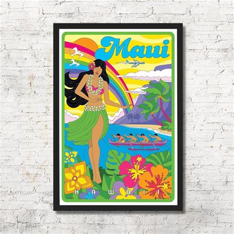 Maui Poster Maui Wall Art Maui Art Print Maui Maui Wall - Etsy