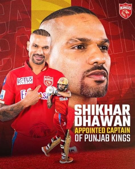 IPL 2023, Shikhar Dhawan appointed as new captain of Punjab Kings