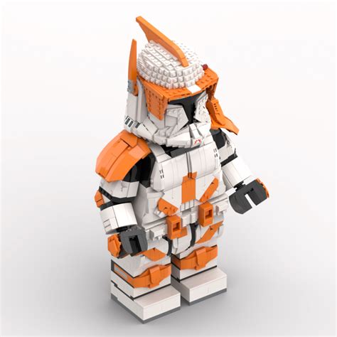 LEGO® instructions Commander Cody Phase 1 Megafigure (fits official helmet)