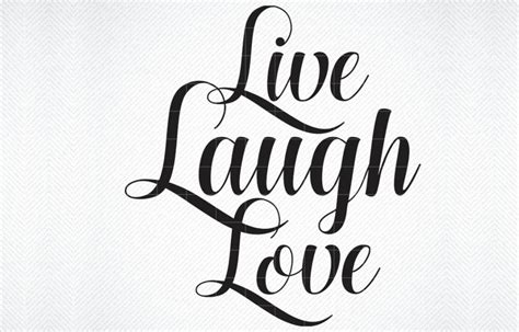Live Laugh Love Graphic by SVG DEN · Creative Fabrica