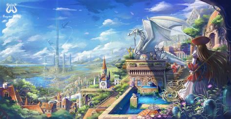 Fantasy Cityscape : wallpaper