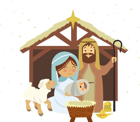 Jesus Nativity Illustration Transparent Png And Svg Vector | Images and ...