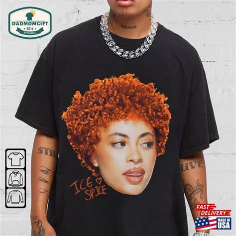 Ice Spice Rap Shirt Merch Vintage 90S Y2k Album T-Shirt World Tour 2023 ...