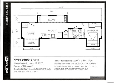 Floor Plans | Floor plans, Park model homes, Park model rv