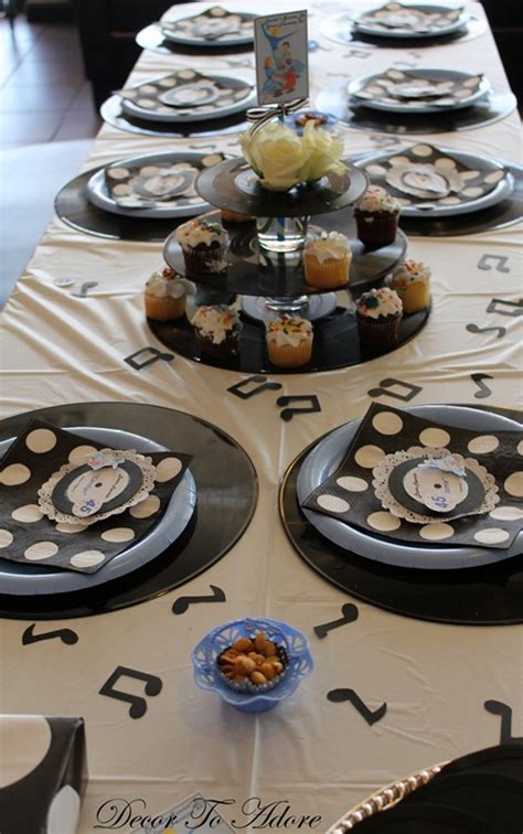 A Favorite 45 Birthday Party It Will Spin You Right Round - Decor To Adore