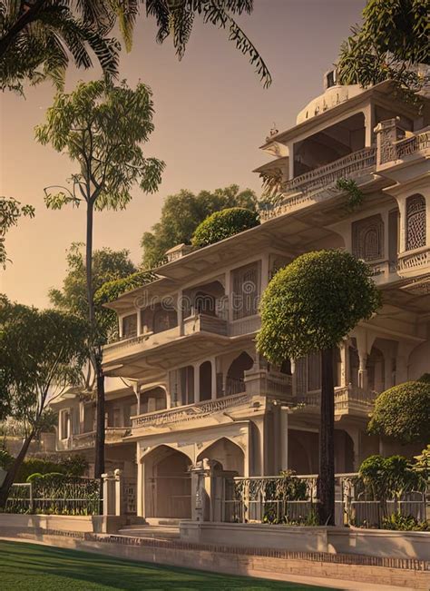 Fictional Mansion in Firozabad, Uttar Pradesh, India. Stock ...