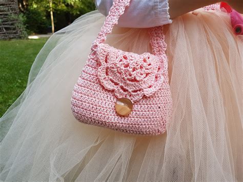 Crochet Bag Pattern Crochet Purse Pattern Crochet Girl Purse - Etsy