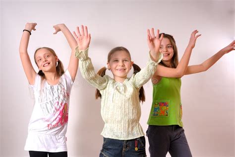 Two girls dancing stock photo. Image of female, dance - 31820016