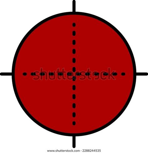 Crosshair Gun Sight Vector Icon Stock Vector (Royalty Free) 2288244535 ...