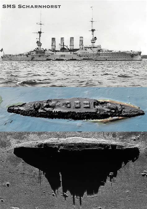 Discovery of WW1 German Battlecruiser SMS Scharnhorst in Falklands ...