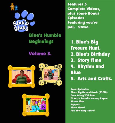 Blue's Clues Fanmade DVD Cover #4 by BluesCluesFanatic21 on DeviantArt