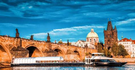 Prague: Vltava River Lunch Cruise in an Open-Top Glass Boat | GetYourGuide