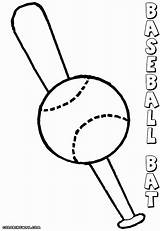 Printable Baseball Bat Coloring Pages  Ideas sketch template