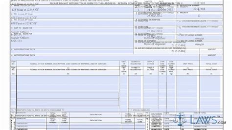 Learn How to Fill the DD 1149 Form Requisition and Invoice Shipping ...