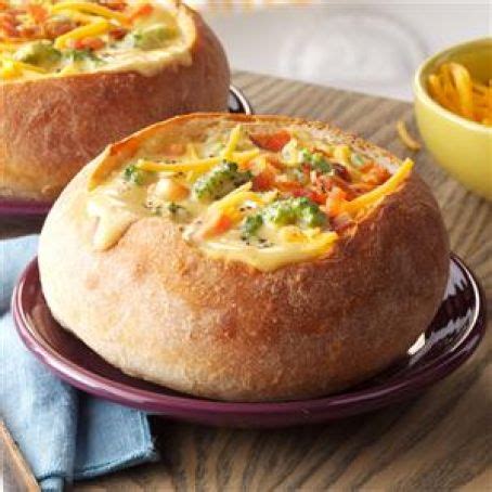 Broccoli Cheese Soup In A Bread Bowl Recipe - Bread Poster