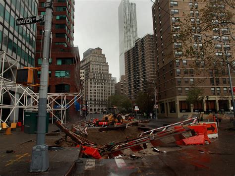 Superstorm floods New York City - CBS News