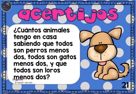 Acertijos fáciles de matemáticas para niños de primaria - Imagenes Educativas | Acertijos ...