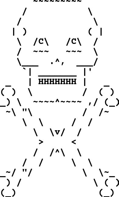 Skull ascii art