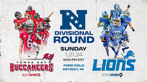 Buccaneers to play Detroit Lions on the road for Divisional Round ...