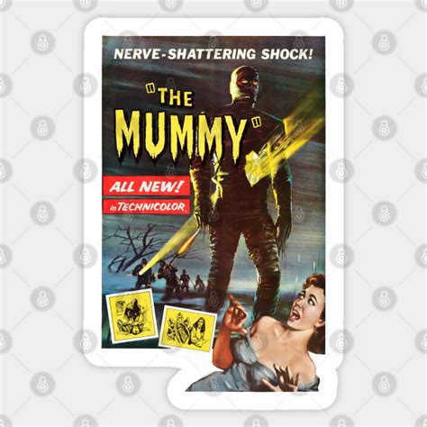 The Mummy 1959 Movie Poster - The Mummy - Sticker | TeePublic