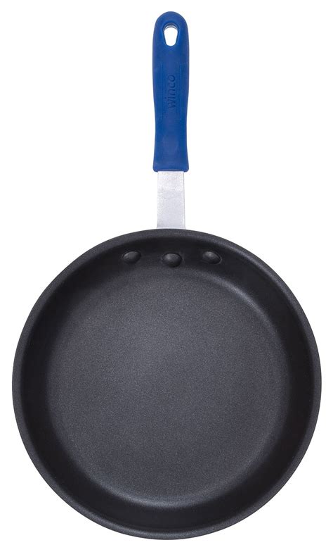 Winco AFPI-12NH 12" Natural Finish Non-Stick Aluminum Induction Fry Pan ...