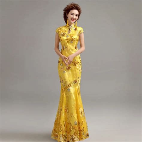 New Winter Cheongsam Chinese Traditional Dress Silk Satin Gray Vintage ...