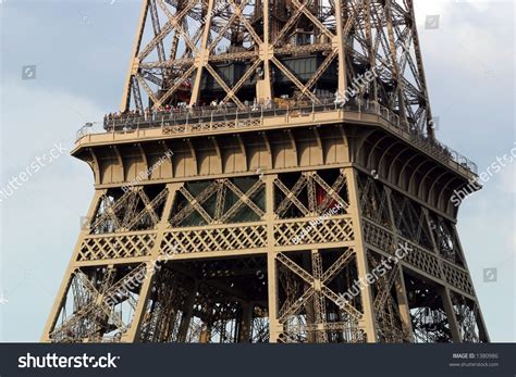 Eiffel Tower Observation Deck Stock Photo 1380986 : Shutterstock