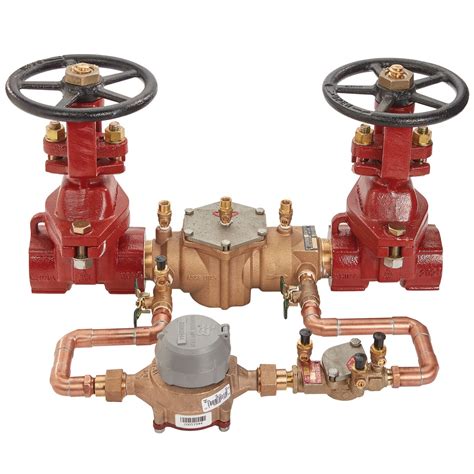 Watts C300-BFG-GPM 4 | Double Check Detector Backflow Assembly, 4 Inch Size, Butterfly Valve ...