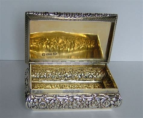 Antiques Atlas - Antique Silver Snuff Box, Nathaniel Mills C1838 as246a1122