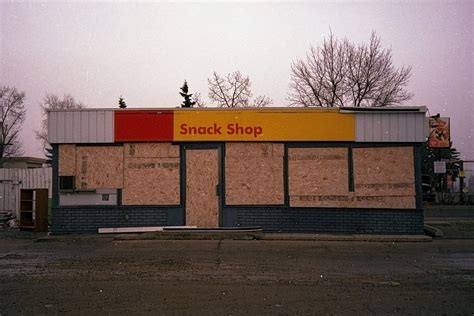 Abandoned Shell Gas Station Snack Shop | Taken on Olympus 35… | Flickr