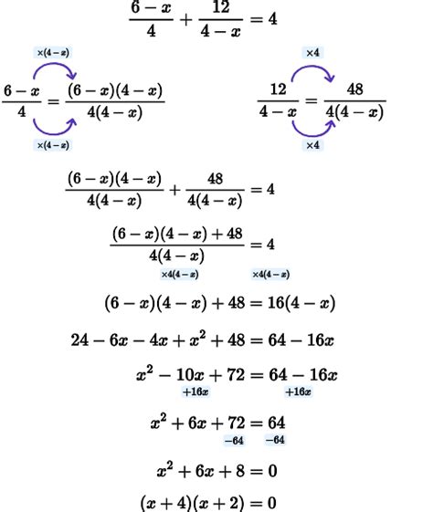 Algebraic Fractions - GCSE Maths - Steps, Examples & Worksheet