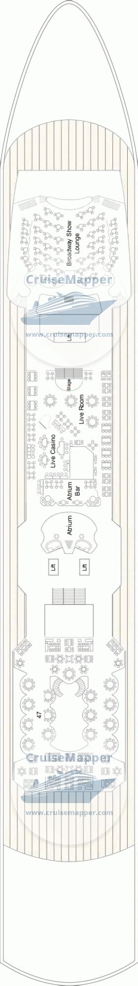 Marella Discovery deck 4 plan | CruiseMapper