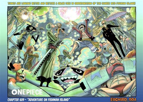 Anime Pictures: One Piece chapter 609 On Fishman Island