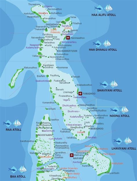 Map of maldives - Full map of maldives (Southern Asia - Asia)