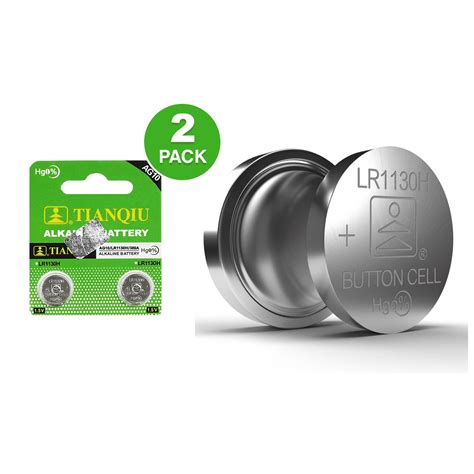 Tianqiu LR1130 AG10 389A LR1130H 1.5V Alkaline Coin Cell Batteries (2 Batteries) - Walmart.com