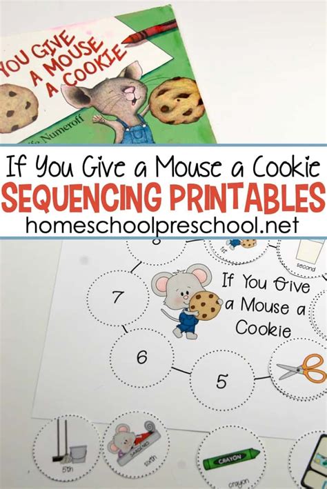 If You Give a Mouse a Cookie Sequencing Printables