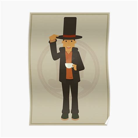 "Professor Layton - Hershel Layton" Poster by jindesign | Redbubble