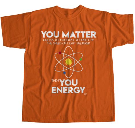 1Tee Mens You matter Science T-Shirt | eBay