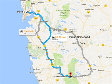 Mahabaleshwar Town Map