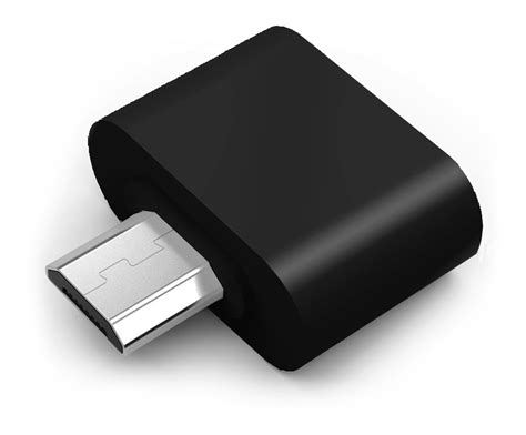 Micro-USB OTG Adapter | USB Micro-B On-The-Go (Black)