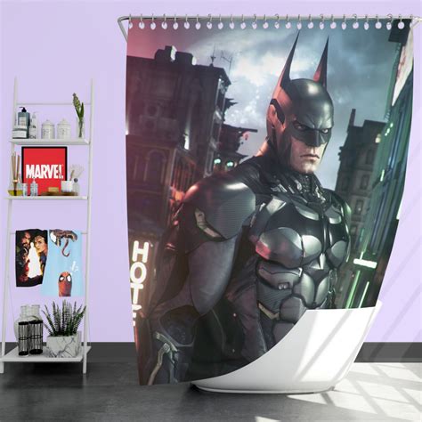 Batman Arkham Games Merchandise Shower Curtain