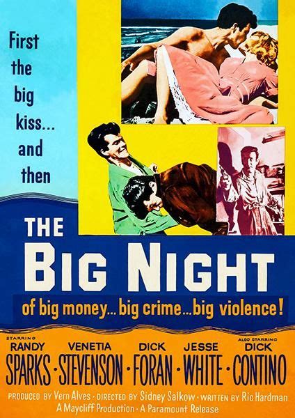 The Big Night - 1960 - Movie Poster | Movie posters, Movie posters vintage