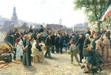 Anton von Werner - Ankunft Seiner Majestät in Saarbrücken (3000×2029 ...