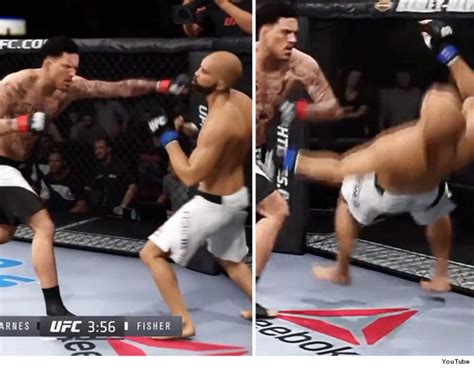 Matt Barnes -- Obliterates Derek Fisher ... In UFC Simulation (Video)