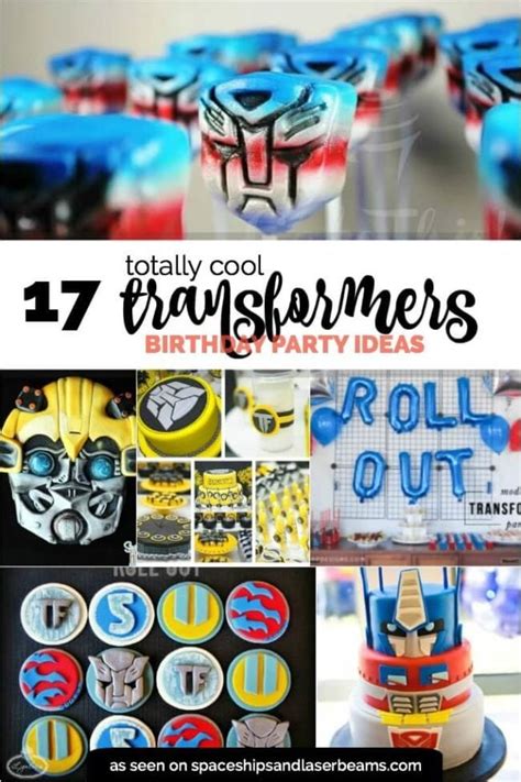 20 Transformers Birthday Party Ideas We Love - Spaceships and Laser Beams