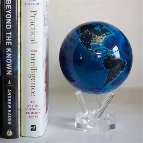 Mova Rotating Earth at Night Globe | The New York Public Library Shop