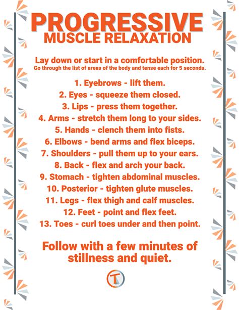 Progressive Muscle Relaxation Exercise — Tilton's Therapy