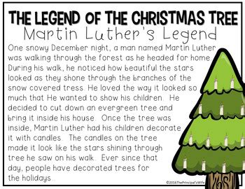 The Legend of the Christmas Tree by The Principal's Wife | TPT