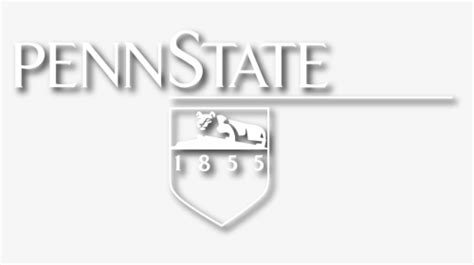 Penn State Logo Black And White