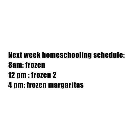 Frozen Margaritas, What Do You Meme, Frozen 2, Homeschool Schedule ...